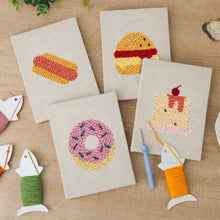 Cargar imagen en el visor de la galería, Punch Needle Kit (4 piezas) con marcos - Bocados Deliciosos