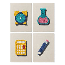 Cargar imagen en el visor de la galería, Punch Needle Kit (4 piezas) con marcos - Esenciales de Escritorio 1 Figured'Art