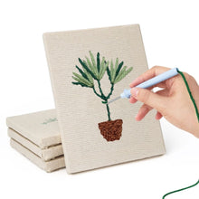 Cargar imagen en el visor de la galería, Punch Needle Kit (4 piezas) con marcos - Jungla Urbana 3