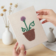 Cargar imagen en el visor de la galería, Punch Needle Kit (4 piezas) con marcos - Set de Flores en Flor
