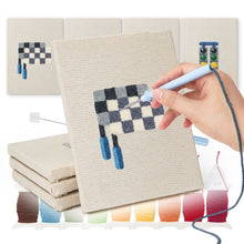 Cargar imagen en el visor de la galería, Punch Needle Kit (4 piezas) con marcos - Iconos Urbanos 3