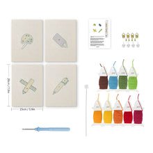 Cargar imagen en el visor de la galería, Punch Needle Kit (4 piezas) con marcos - Esenciales de Dibujo