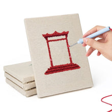 Cargar imagen en el visor de la galería, Punch Needle Kit (4 piezas) con marcos - Set de Monumentos del Mundo