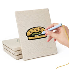 Cargar imagen en el visor de la galería, Punch Needle Kit (4 piezas) con marcos - Colección Foodie Divertida