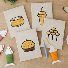Cargar imagen en el visor de la galería, Punch Needle Kit (4 piezas) con marcos - Delicias de Panadería
