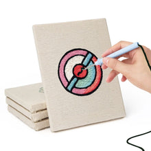 Cargar imagen en el visor de la galería, Punch Needle Kit (4 piezas) con marcos - Mini iconos de comida