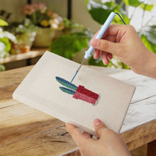 Cargar imagen en el visor de la galería, Punch Needle Kit (4 piezas) con marcos - Macetas de Suculentas 1