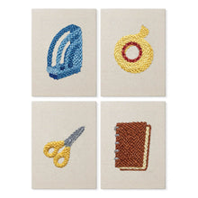 Cargar imagen en el visor de la galería, Punch Needle Kit (4 piezas) con marcos - Esenciales de Escritorio 2 Figured'Art