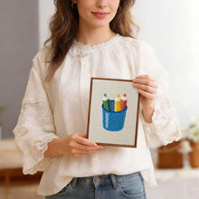 Cargar imagen en el visor de la galería, Punch Needle Kit (4 piezas) con marcos - Iconos de Escritorio Minimalistas