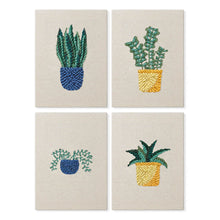 Cargar imagen en el visor de la galería, Punch Needle Kit (4 piezas) con marcos - Oasis Verde Figured'Art