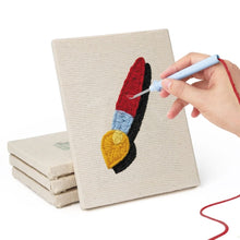 Cargar imagen en el visor de la galería, Punch Needle Kit (4 piezas) con marcos - Vuelta al Cole 2