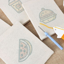 Cargar imagen en el visor de la galería, Punch Needle Kit (4 piezas) con marcos - Ambiente Desayuno