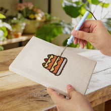 Cargar imagen en el visor de la galería, Punch Needle Kit (4 piezas) con marcos - Pasteles y Dulces