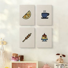 Cargar imagen en el visor de la galería, Punch Needle Kit (4 piezas) con marcos - Delicias de Postres