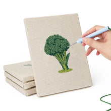 Cargar imagen en el visor de la galería, Punch Needle Kit (4 piezas) con marcos - Fresco y Crujiente
