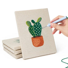 Cargar imagen en el visor de la galería, Punch Needle Kit (4 piezas) con marcos - Refugio de Plantas de Interior