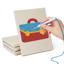 Cargar imagen en el visor de la galería, Punch Needle Kit (4 piezas) con marcos - Tiempo de Estudio