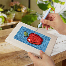 Cargar imagen en el visor de la galería, Punch Needle Kit (4 piezas) con marcos - Frutas y Dulces