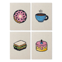 Cargar imagen en el visor de la galería, Punch Needle Kit (4 piezas) con marcos - Delicias de Desayuno 3 Figured'Art
