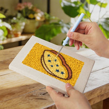 Cargar imagen en el visor de la galería, Punch Needle Kit (4 piezas) con marcos - Snacks Deliciosos