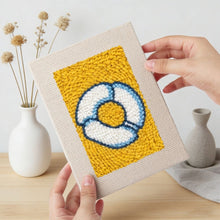 Cargar imagen en el visor de la galería, Punch Needle Kit (4 piezas) con marcos - Snacks Deliciosos