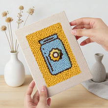 Cargar imagen en el visor de la galería, Punch Needle Kit (4 piezas) con marcos - Pausa para Almorzar