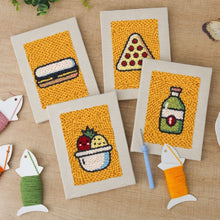 Cargar imagen en el visor de la galería, Punch Needle Kit (4 piezas) con marcos - Ataque de Snacks