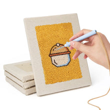 Cargar imagen en el visor de la galería, Punch Needle Kit (4 piezas) con marcos - Delicias Horneadas