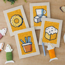 Cargar imagen en el visor de la galería, Punch Needle Kit (4 piezas) con marcos - Delicias Sabrosas