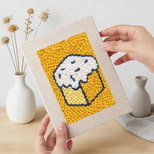 Cargar imagen en el visor de la galería, Punch Needle Kit (4 piezas) con marcos - Delicias Sabrosas