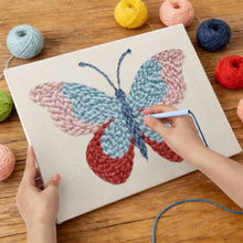 Cargar imagen en el visor de la galería, Punch Needle Kit con marco - Alas de Primavera