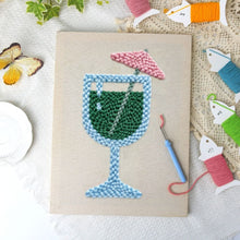 Cargar imagen en el visor de la galería, Punch Needle Kit con marco - Brisa Tropical