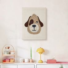 Cargar imagen en el visor de la galería, Punch Needle Kit con marco - Perro Sonriente