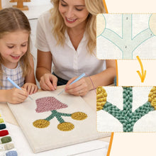 Cargar imagen en el visor de la galería, Punch Needle Kit con marco - Mano Verde