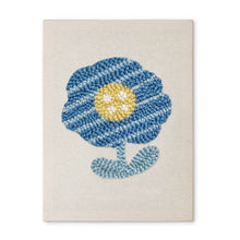 Cargar imagen en el visor de la galería, Punch Needle Kit con marco - Flor Azul Figured'Art