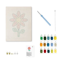 Cargar imagen en el visor de la galería, Punch Needle Kit con marco - Pétalos de Primavera
