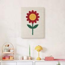 Cargar imagen en el visor de la galería, Punch Needle Kit con marco - Flor Radiante