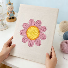 Cargar imagen en el visor de la galería, Punch Needle Kit con marco - Margarita Rosa