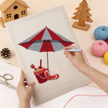 Cargar imagen en el visor de la galería, Punch Needle Kit con marco - Ambiente Verano