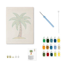 Cargar imagen en el visor de la galería, Punch Needle Kit con marco - Escape a la Isla