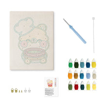 Cargar imagen en el visor de la galería, Punch Needle Kit con marco - Conejo Repostero