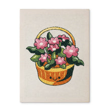 Cargar imagen en el visor de la galería, Punch Needle Kit con marco - Cesta de Flores Figured'Art