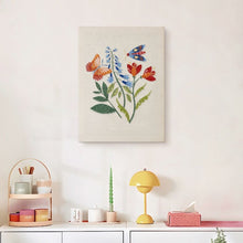 Cargar imagen en el visor de la galería, Punch Needle Kit con marco - Mariposa en Flor