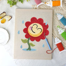 Cargar imagen en el visor de la galería, Punch Needle Kit con marco - Alegría en Día Lluvioso