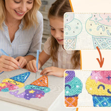 Cargar imagen en el visor de la galería, Punch Needle Kit con marco - Sueños de Helado