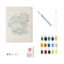 Cargar imagen en el visor de la galería, Punch Needle Kit con marco - Santa y Amigos