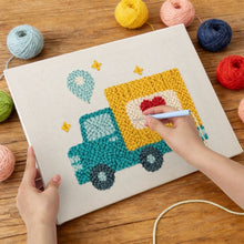 Cargar imagen en el visor de la galería, Punch Needle Kit con marco - Entrega de Amor