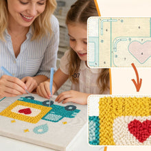 Cargar imagen en el visor de la galería, Punch Needle Kit con marco - Entrega de Amor