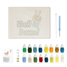 Cargar imagen en el visor de la galería, Punch Needle Kit con marco - Well Done