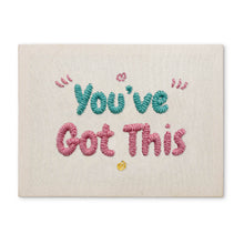 Cargar imagen en el visor de la galería, Punch Needle Kit con marco - You've Got This Figured'Art